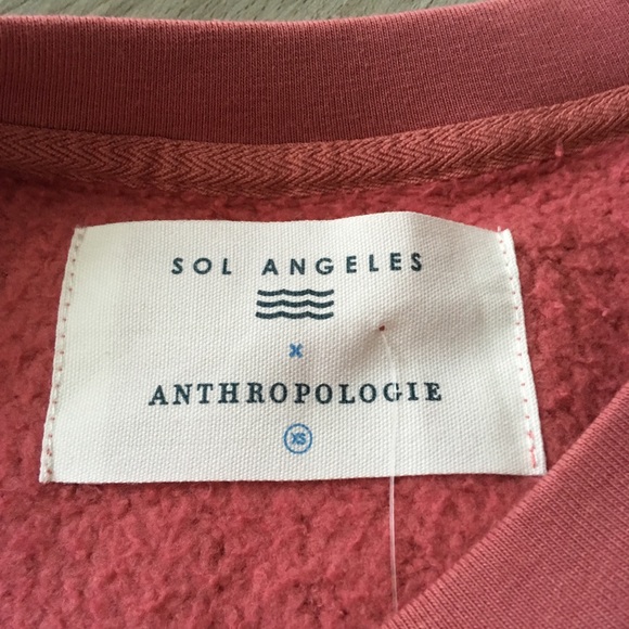 NWT Sol Angeles X Anthro M Keep Growing Sweatshirt - Picture 3 of 5
